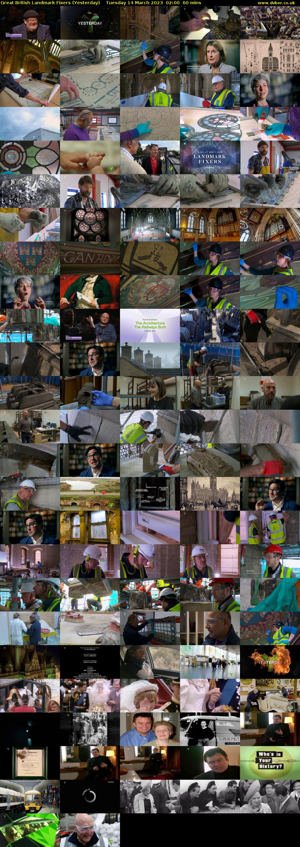 Great British Landmark Fixers (Yesterday) Tuesday 14 March 2023 02:00 - 03:00