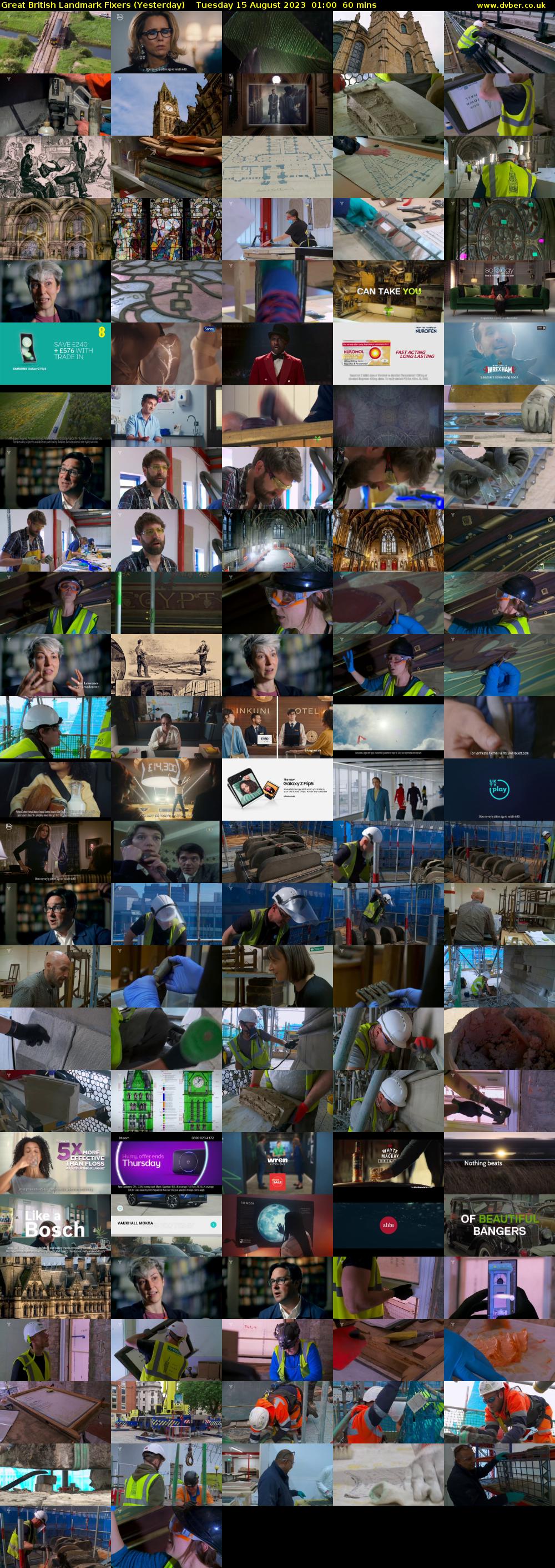 Great British Landmark Fixers (Yesterday) Tuesday 15 August 2023 01:00 - 02:00