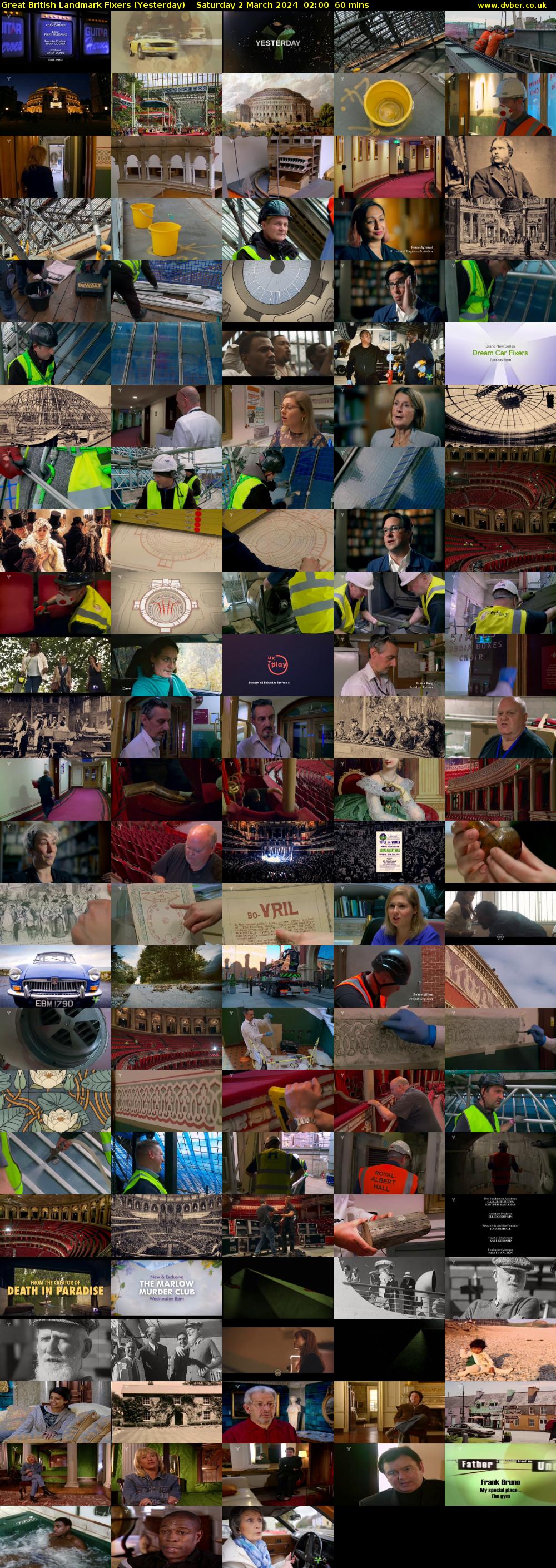 Great British Landmark Fixers (Yesterday) Saturday 2 March 2024 02:00 - 03:00