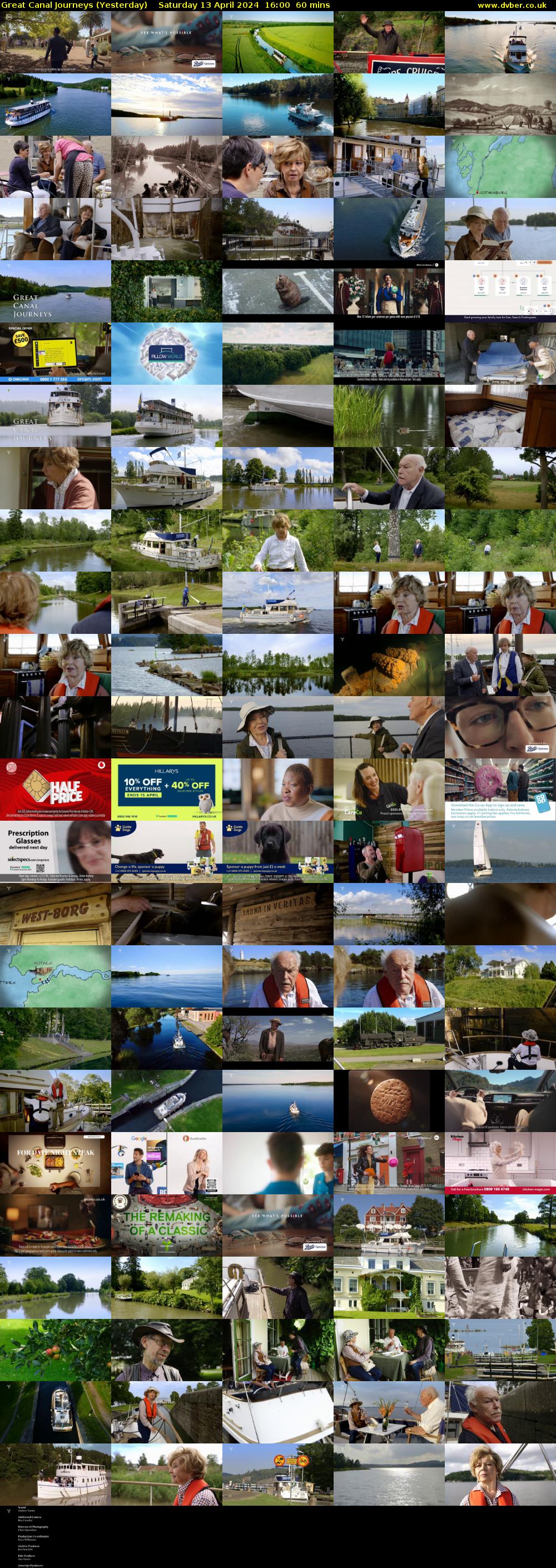 Great Canal Journeys (Yesterday) Saturday 13 April 2024 16:00 - 17:00