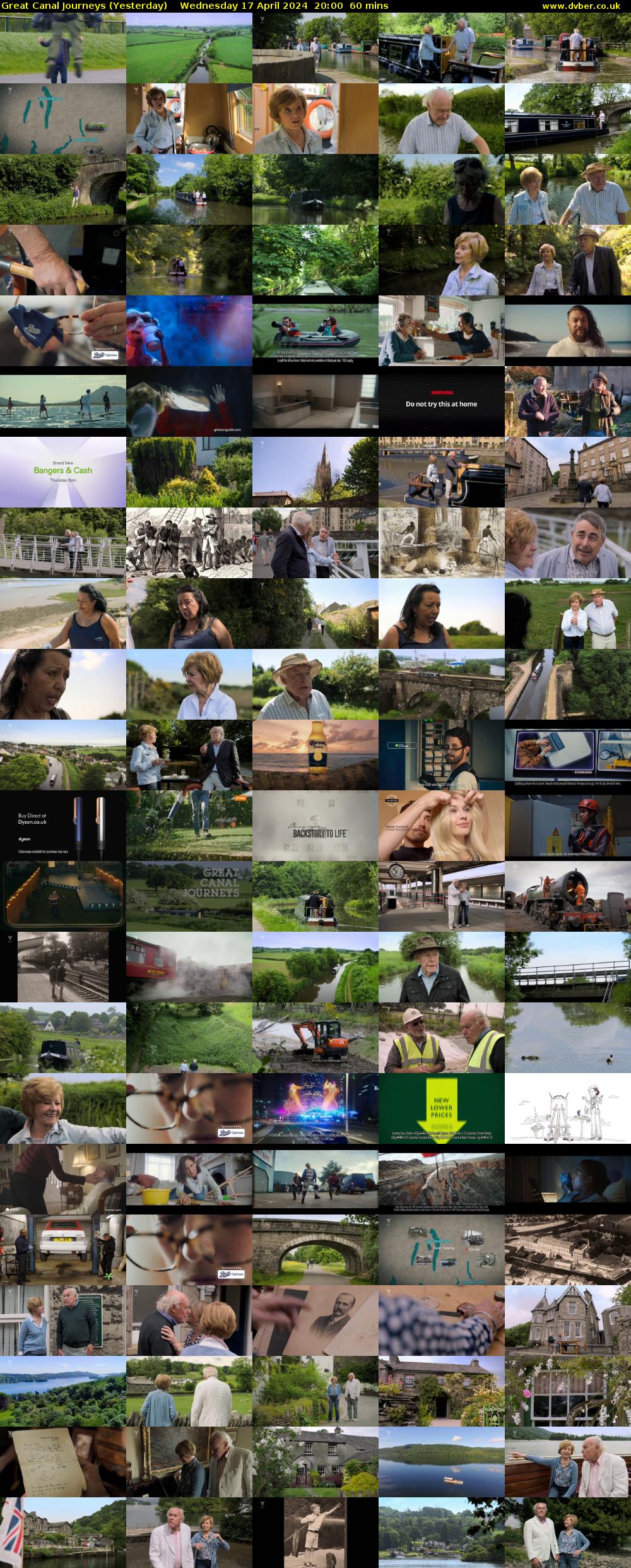 Great Canal Journeys (Yesterday) Wednesday 17 April 2024 20:00 - 21:00