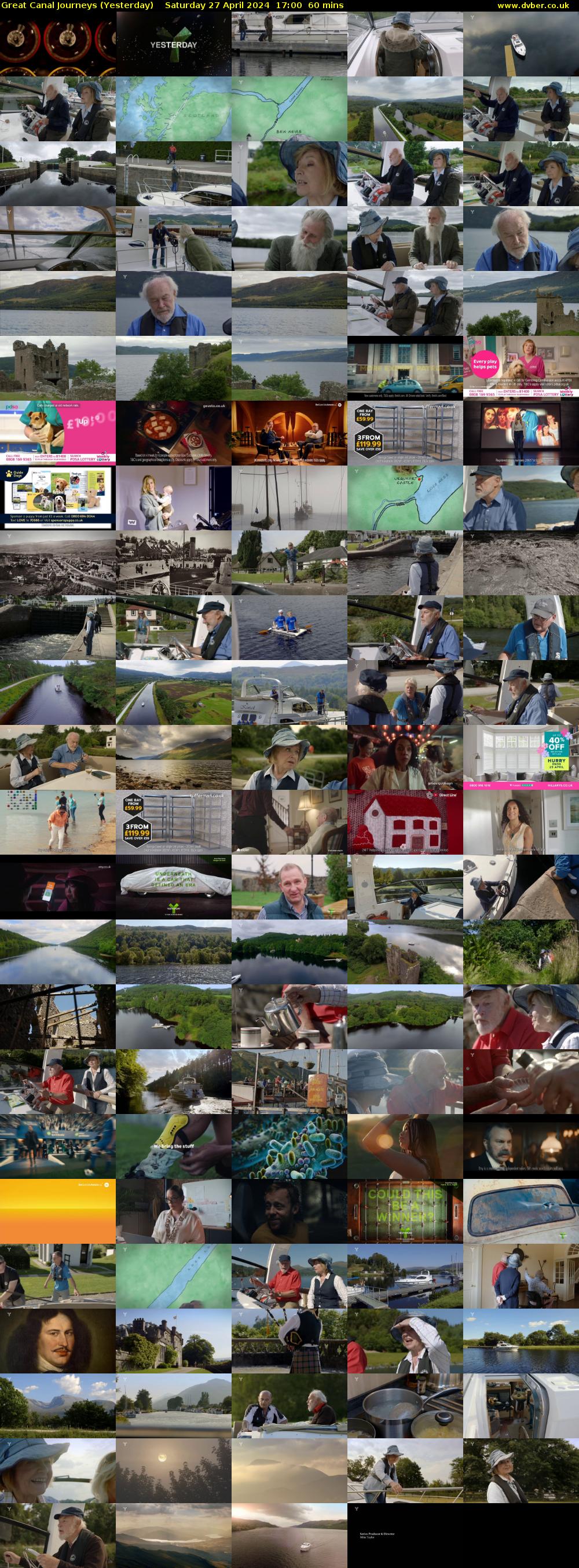 Great Canal Journeys (Yesterday) Saturday 27 April 2024 17:00 - 18:00
