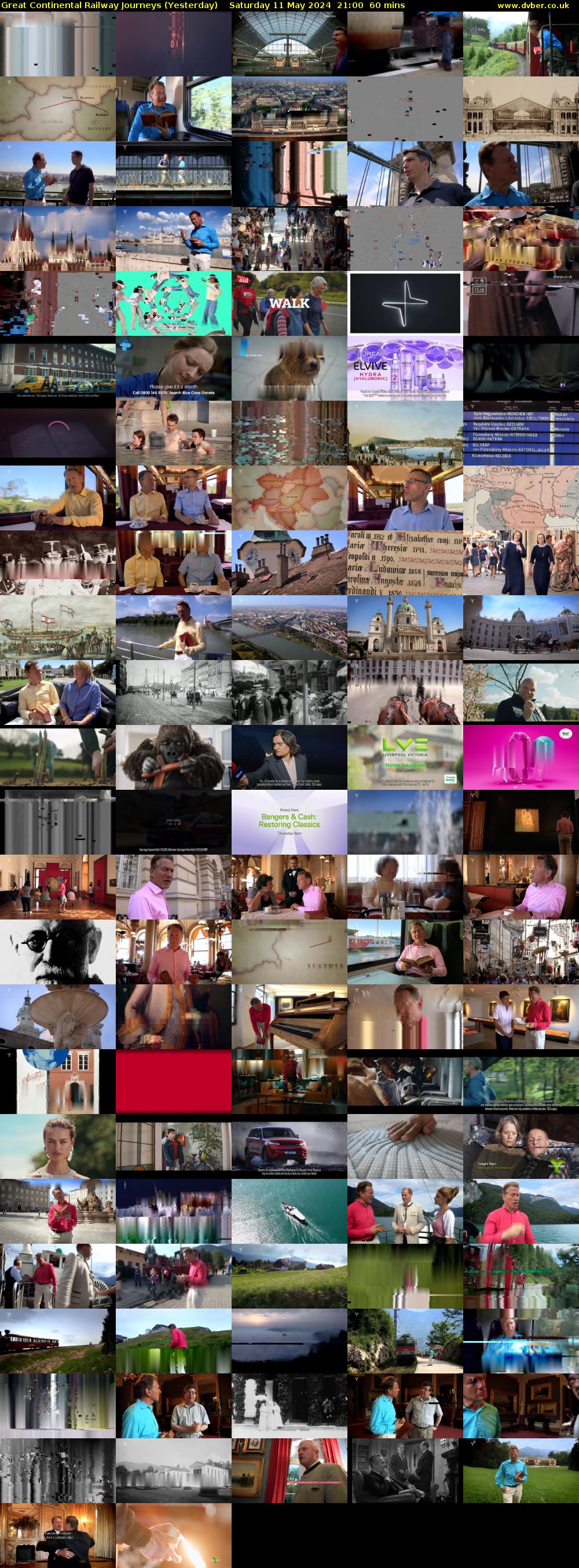 Great Continental Railway Journeys (Yesterday) Saturday 11 May 2024 21:00 - 22:00