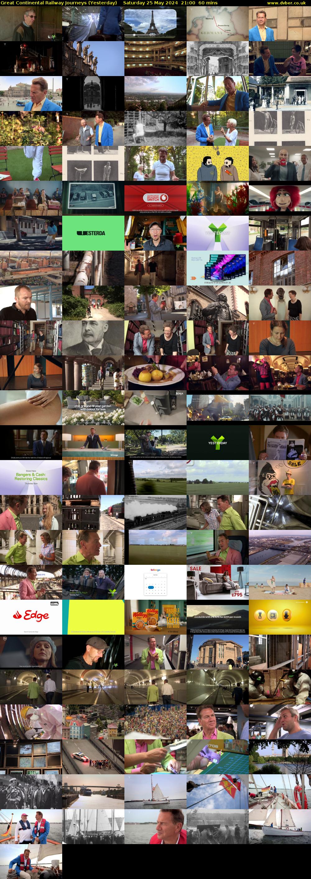 Great Continental Railway Journeys (Yesterday) Saturday 25 May 2024 21:00 - 22:00