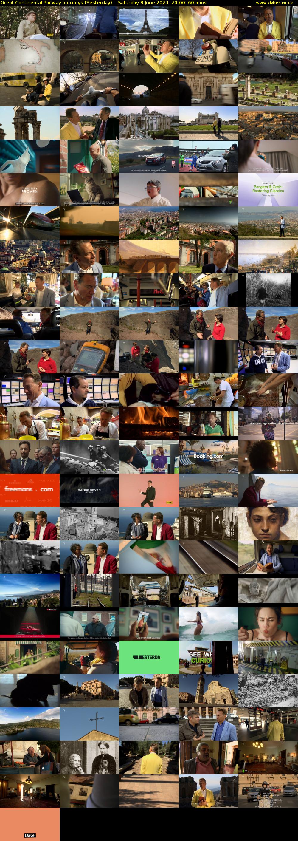 Great Continental Railway Journeys (Yesterday) Saturday 8 June 2024 20:00 - 21:00