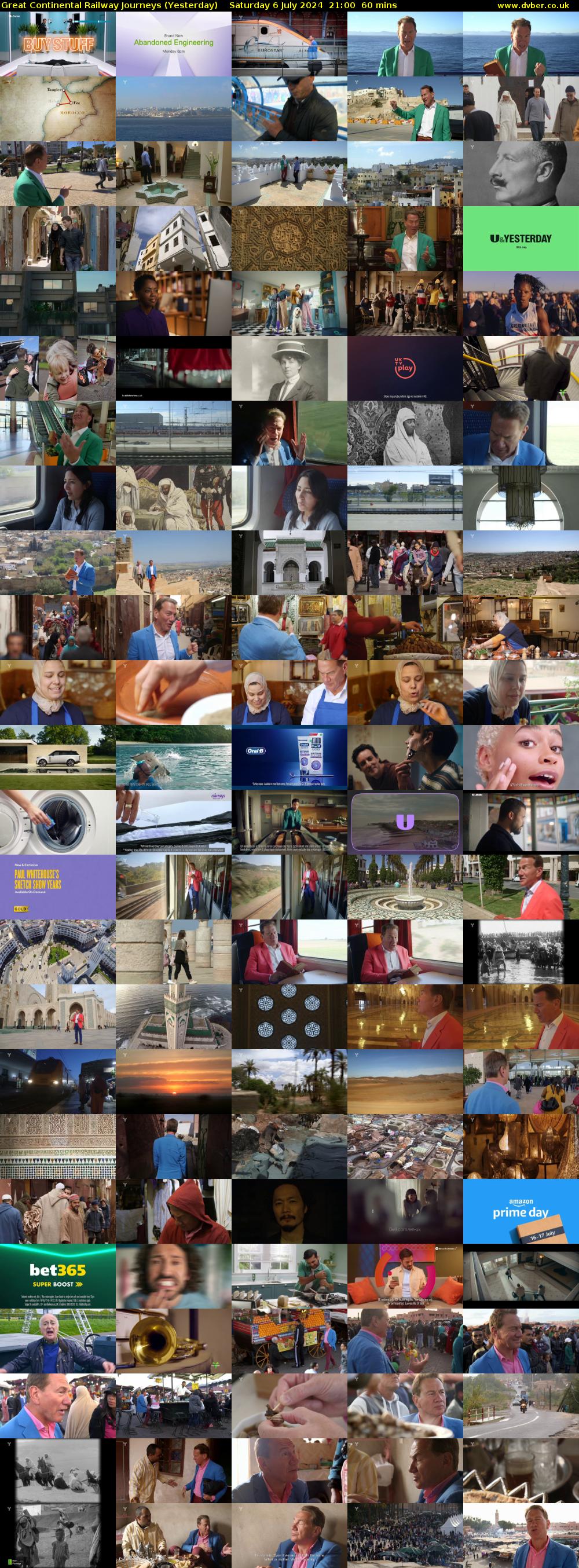Great Continental Railway Journeys (Yesterday) Saturday 6 July 2024 21:00 - 22:00