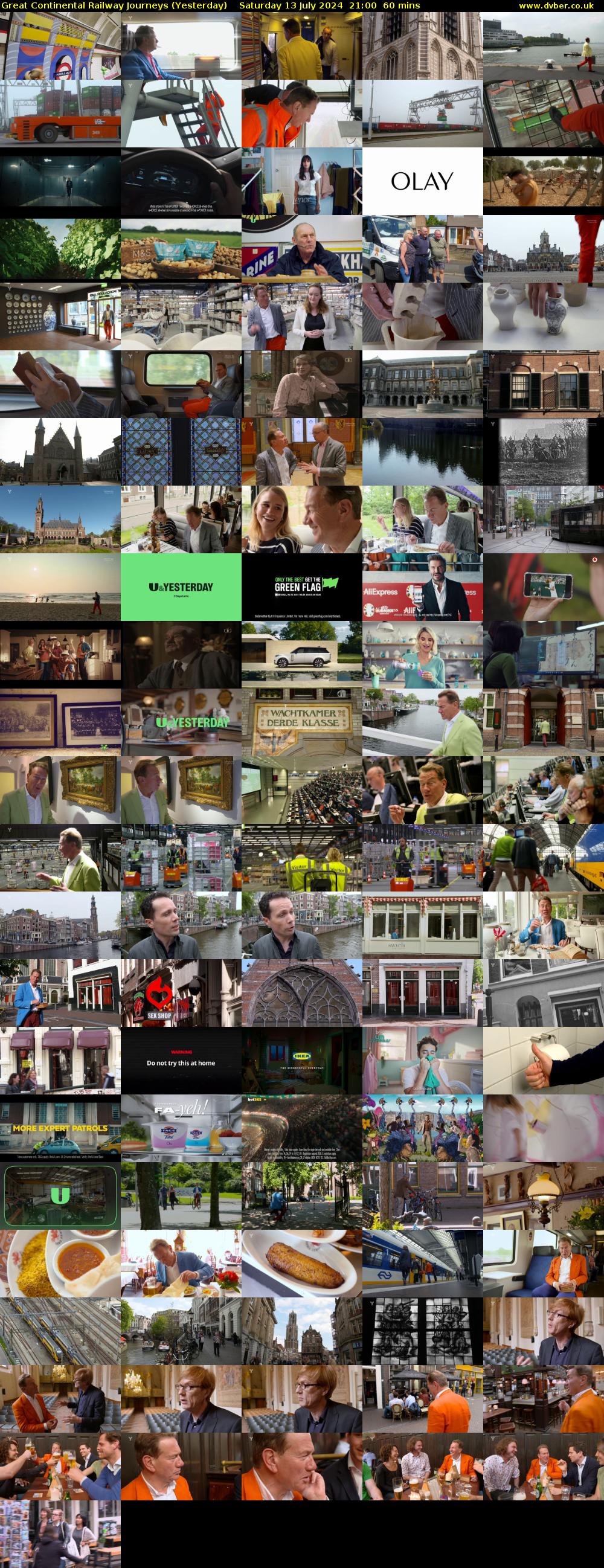 Great Continental Railway Journeys (Yesterday) Saturday 13 July 2024 21:00 - 22:00
