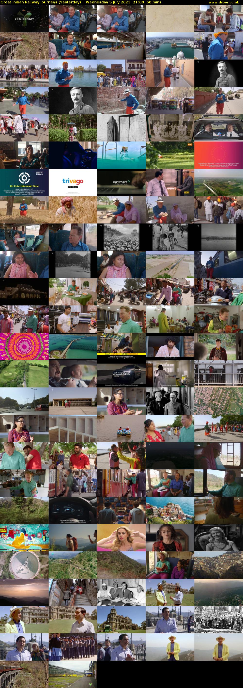 Great Indian Railway Journeys (Yesterday) Wednesday 5 July 2023 21:00 - 22:00
