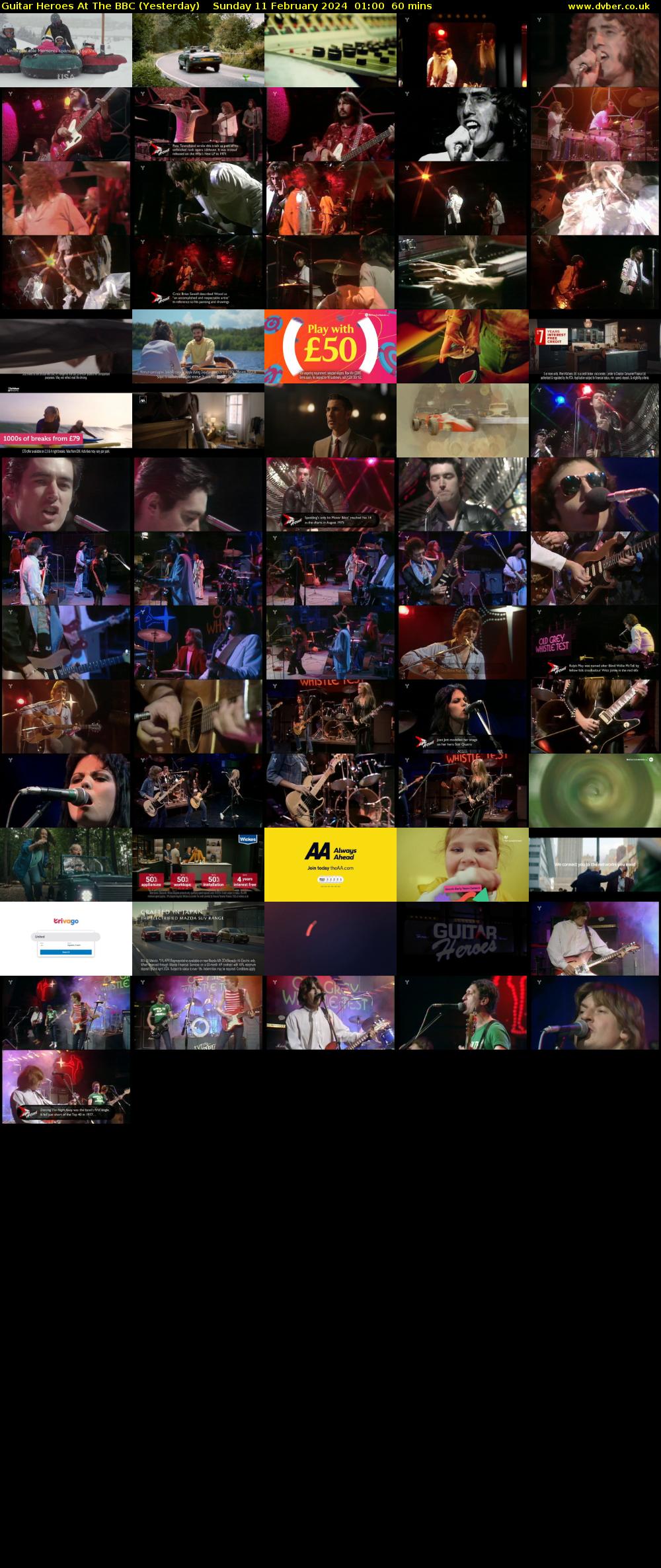 Guitar Heroes at the BBC (Yesterday) Sunday 11 February 2024 01:00 - 02:00