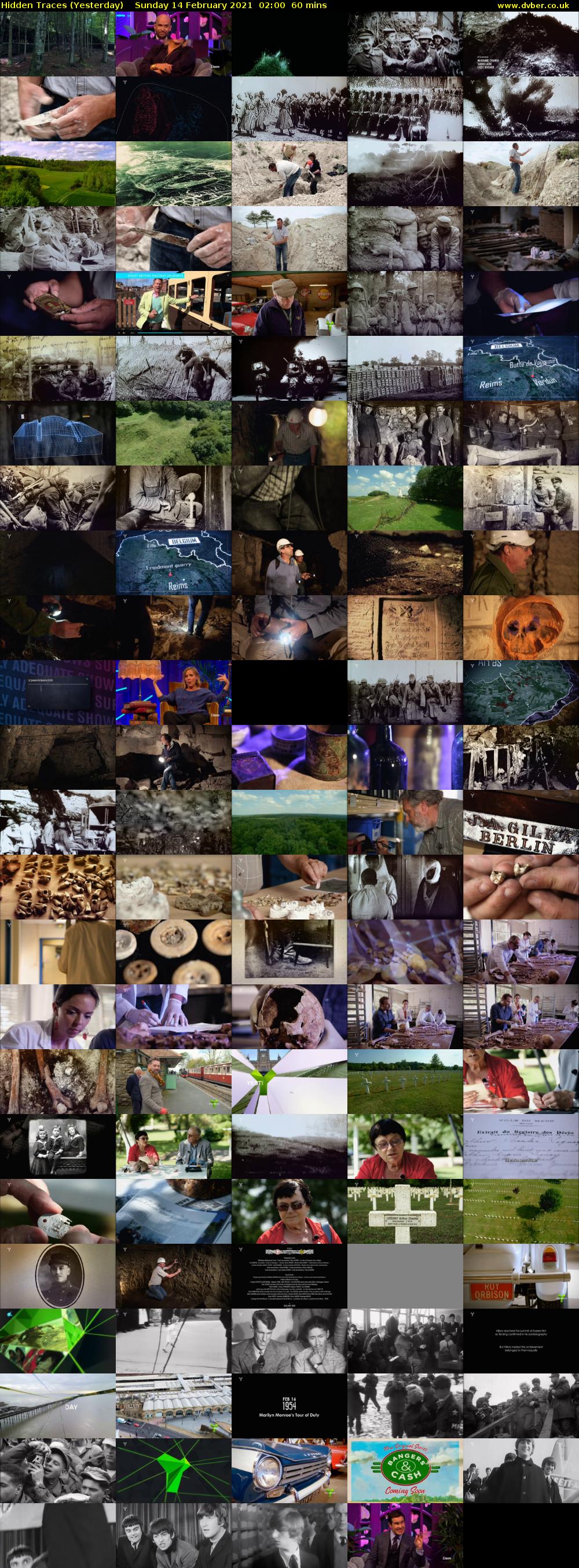 Hidden Traces (Yesterday) Sunday 14 February 2021 02:00 - 03:00