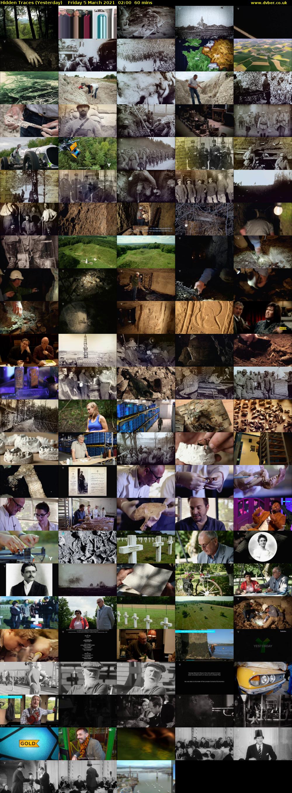 Hidden Traces (Yesterday) Friday 5 March 2021 02:00 - 03:00