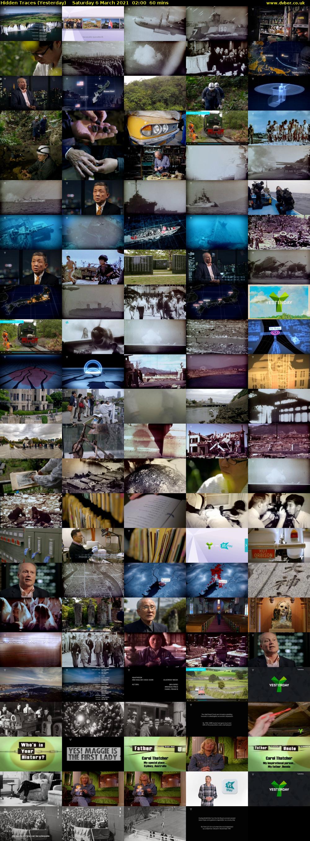 Hidden Traces (Yesterday) Saturday 6 March 2021 02:00 - 03:00