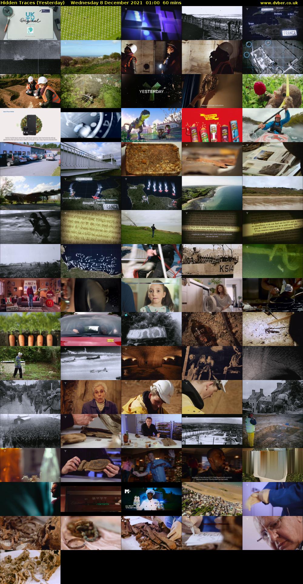 Hidden Traces (Yesterday) Wednesday 8 December 2021 01:00 - 02:00