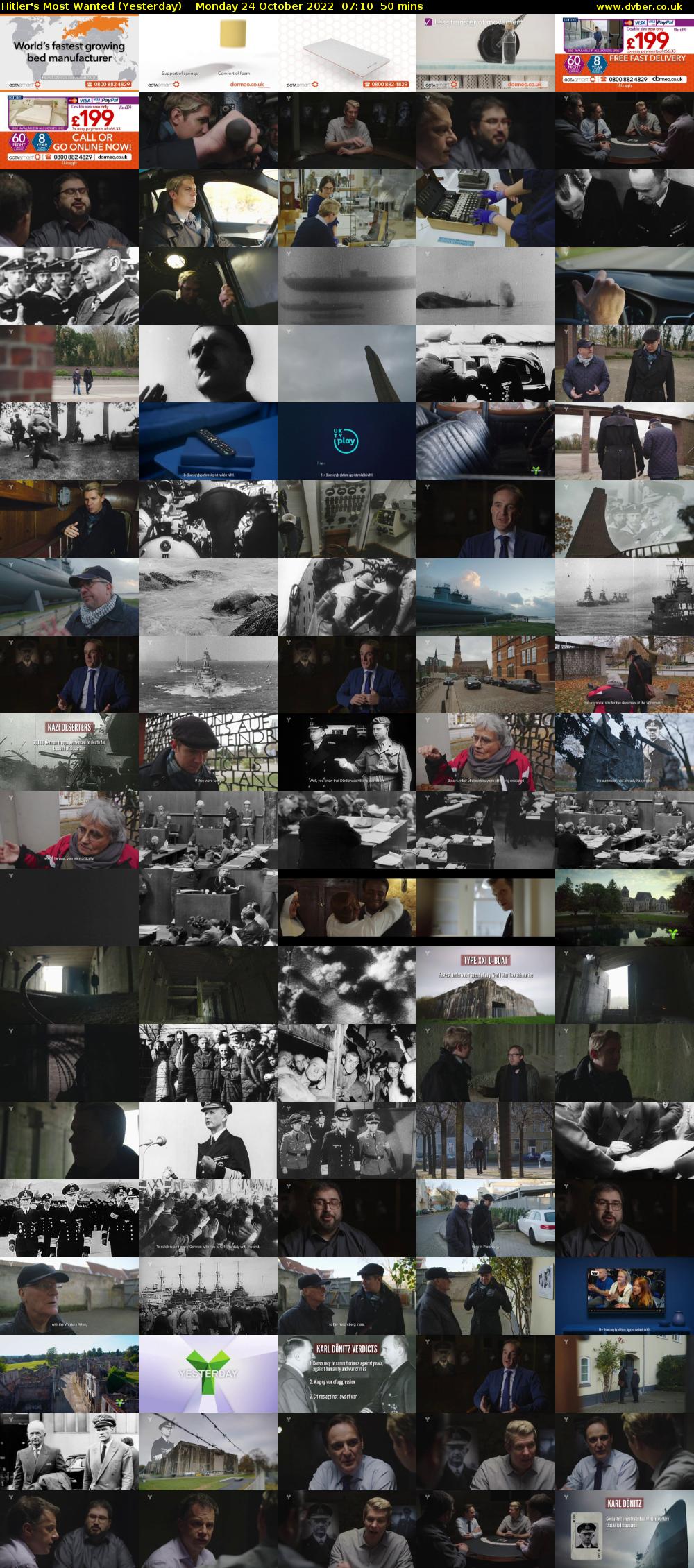 Hitler's Most Wanted (Yesterday) Monday 24 October 2022 07:10 - 08:00