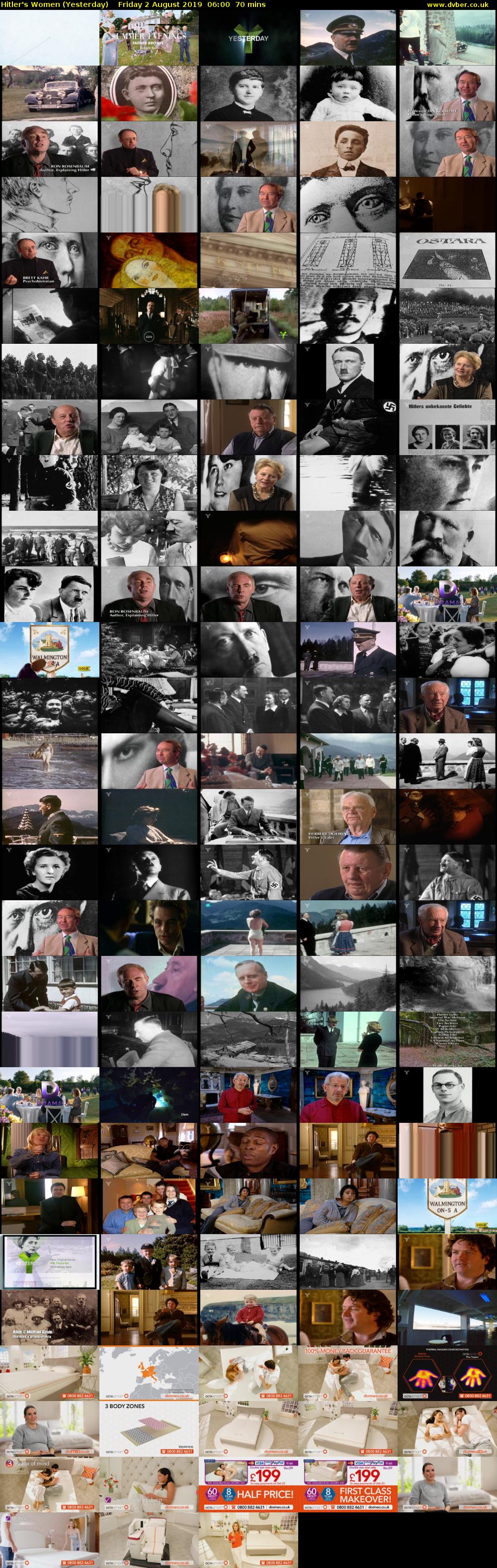 Hitler's Women (Yesterday) Friday 2 August 2019 06:00 - 07:10