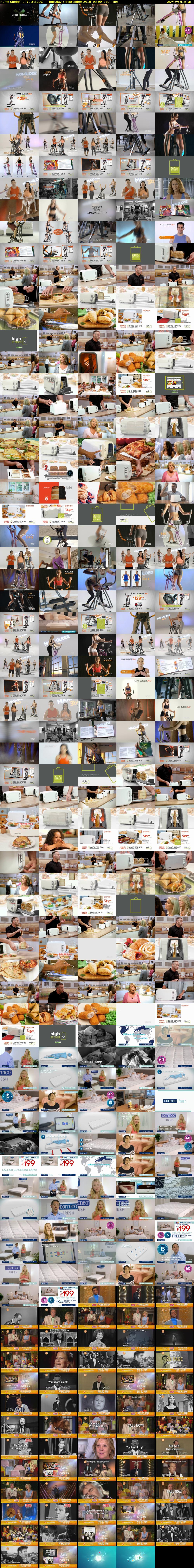 Home Shopping (Yesterday) Thursday 6 September 2018 03:00 - 06:00
