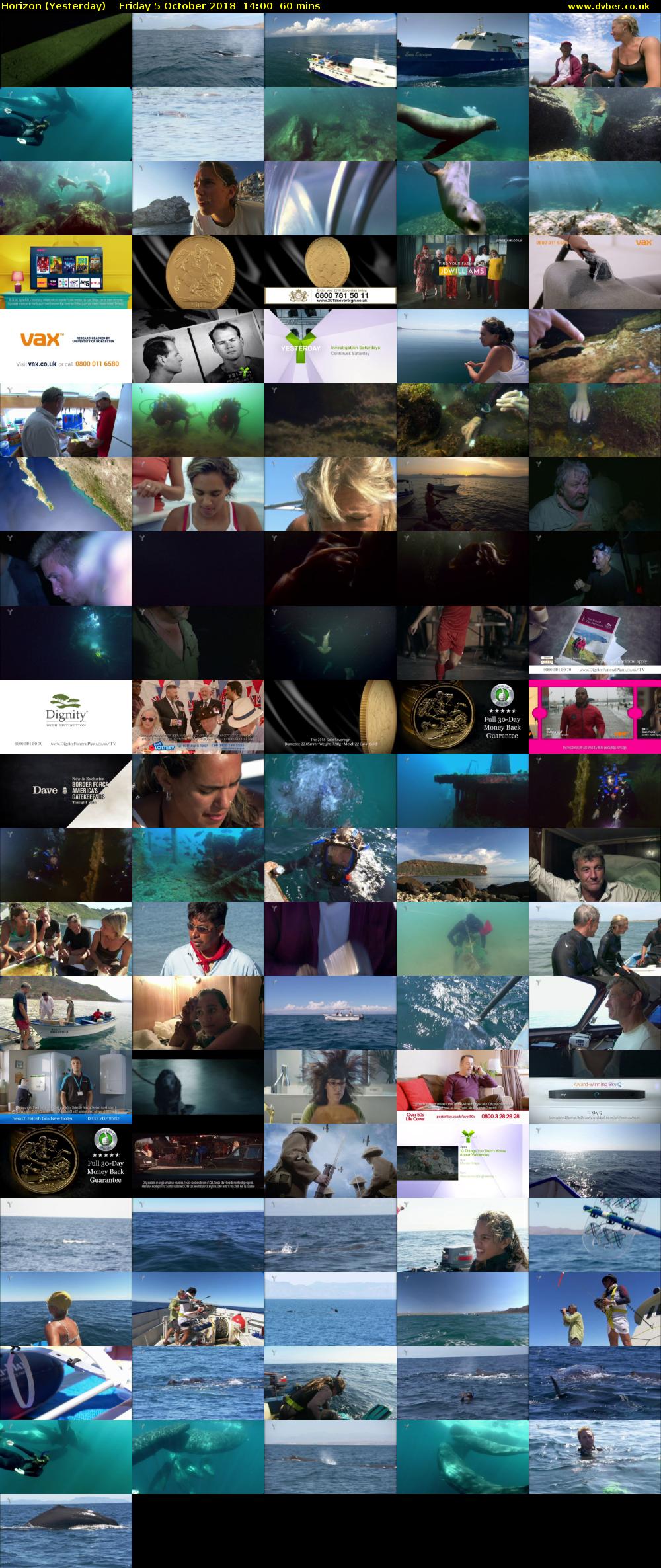 Horizon (Yesterday) Friday 5 October 2018 14:00 - 15:00