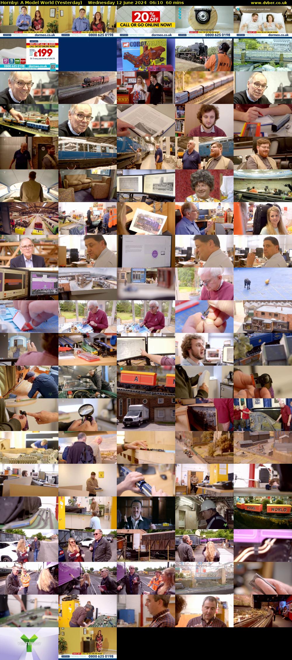 Hornby: A Model World (Yesterday) Wednesday 12 June 2024 06:10 - 07:10