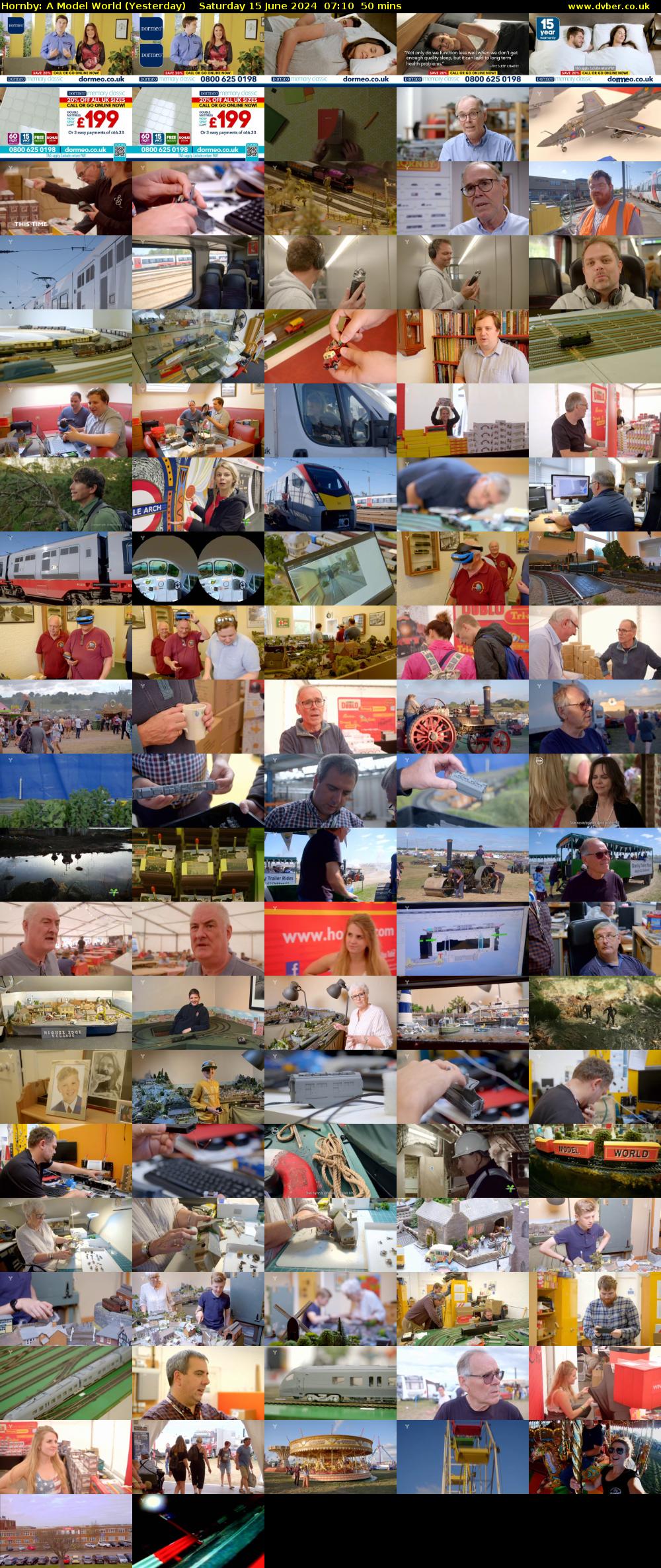 Hornby: A Model World (Yesterday) Saturday 15 June 2024 07:10 - 08:00