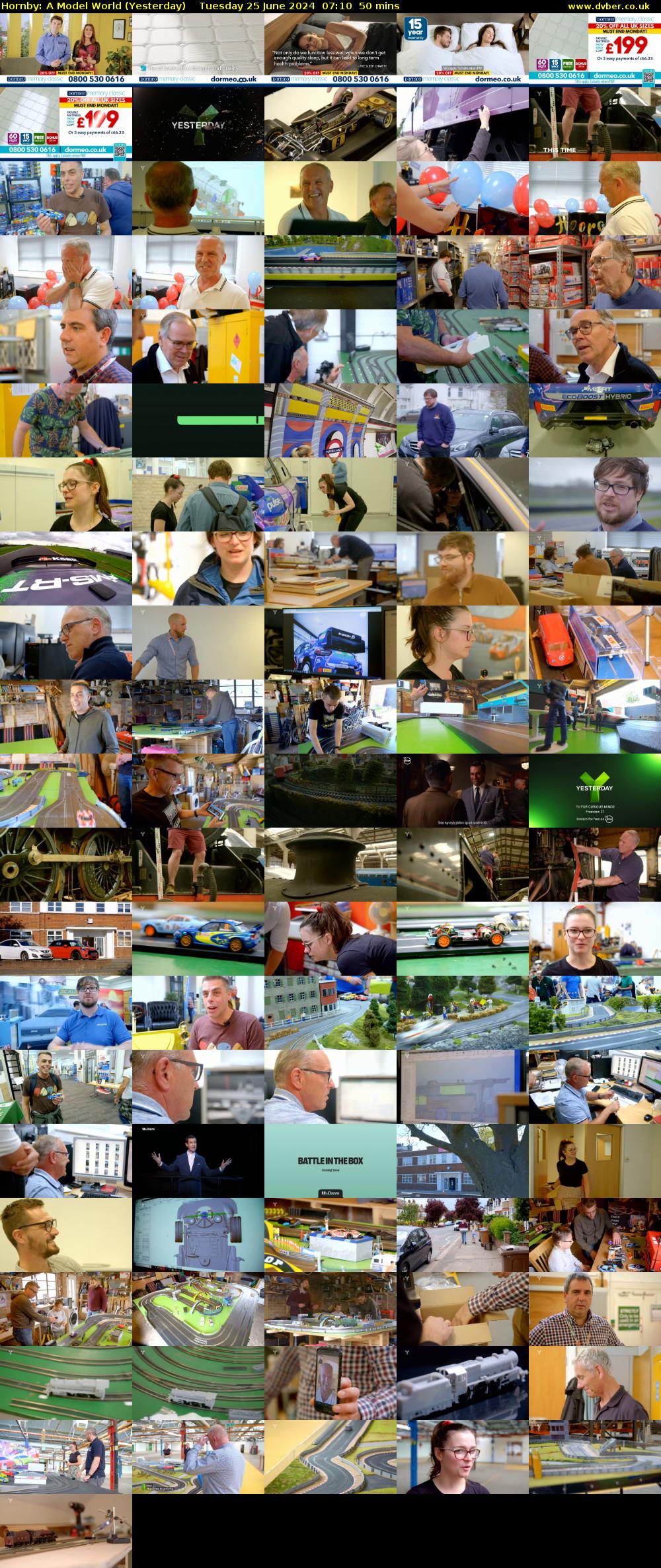 Hornby: A Model World (Yesterday) Tuesday 25 June 2024 07:10 - 08:00