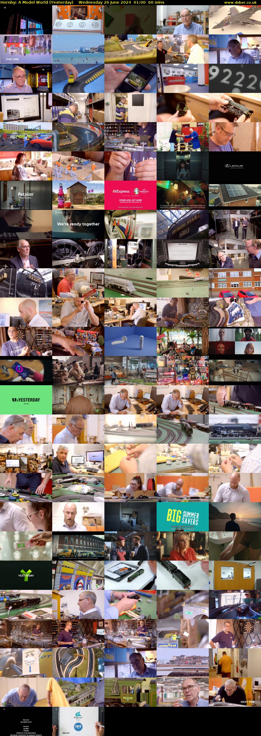 Hornby: A Model World (Yesterday) Wednesday 26 June 2024 01:00 - 02:00
