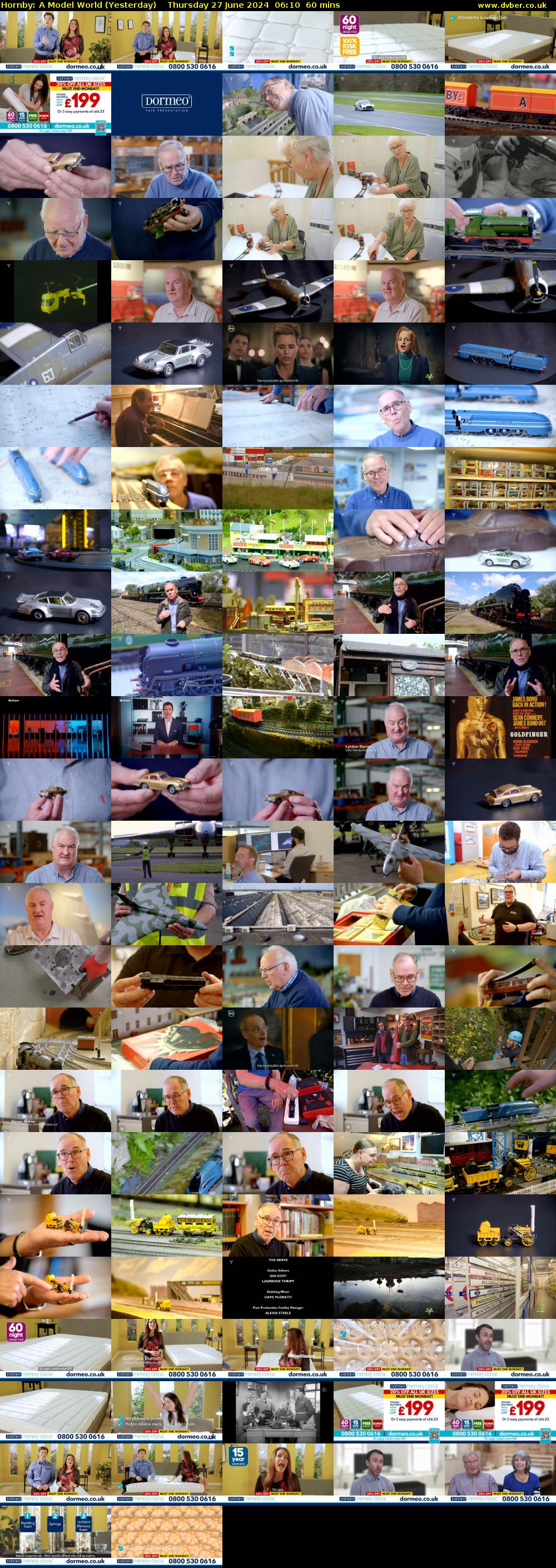 Hornby: A Model World (Yesterday) Thursday 27 June 2024 06:10 - 07:10