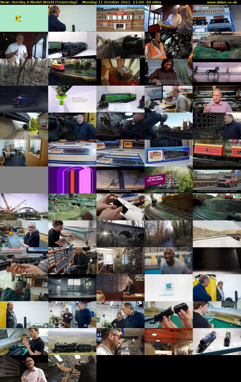 Hornby A Model World (Yesterday) Monday 11 October 2021 21:00 - 22:00
