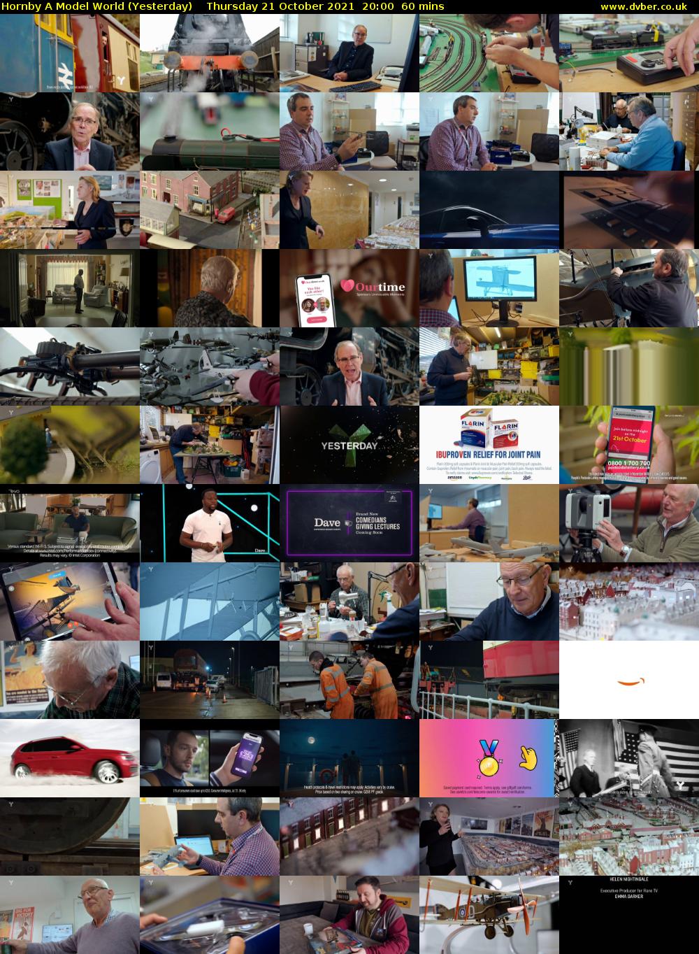Hornby A Model World (Yesterday) Thursday 21 October 2021 20:00 - 21:00