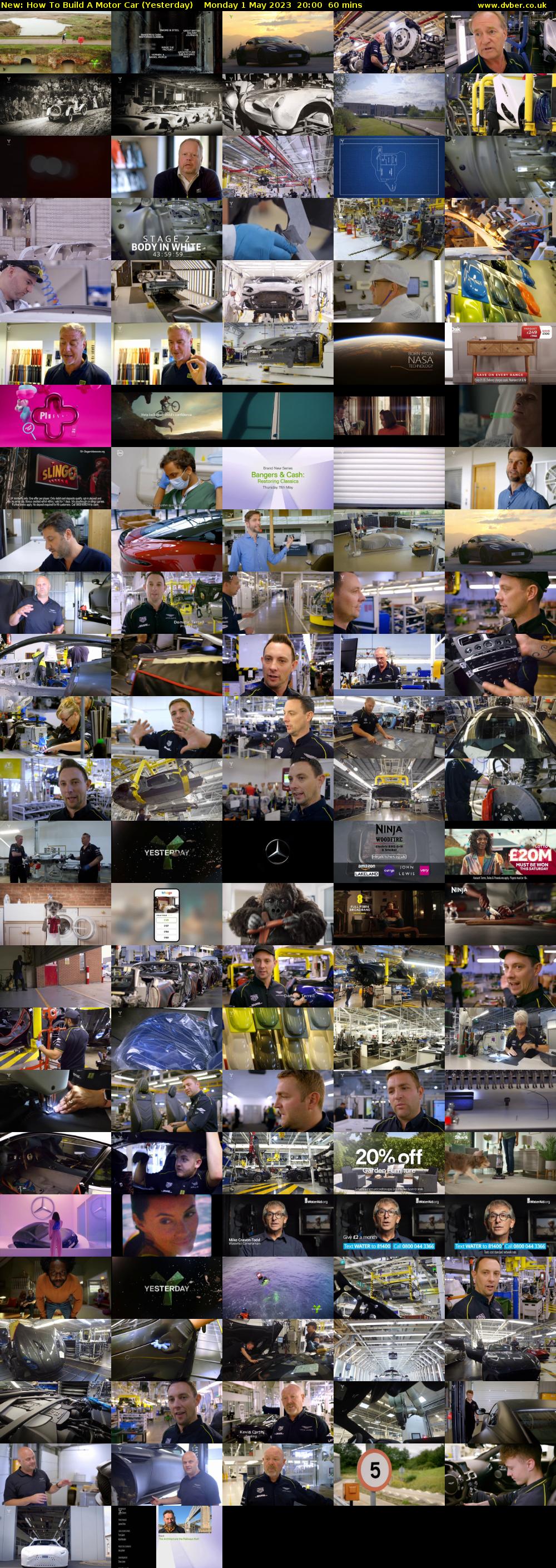 How To Build A Motor Car (Yesterday) Monday 1 May 2023 20:00 - 21:00