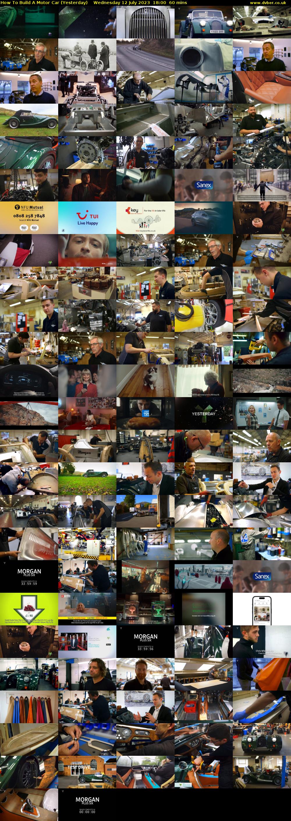 How To Build A Motor Car (Yesterday) Wednesday 12 July 2023 18:00 - 19:00