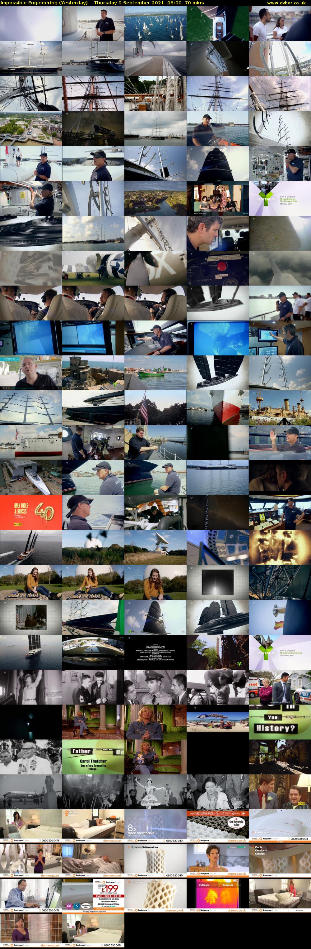 Impossible Engineering (Yesterday) Thursday 9 September 2021 06:00 - 07:10