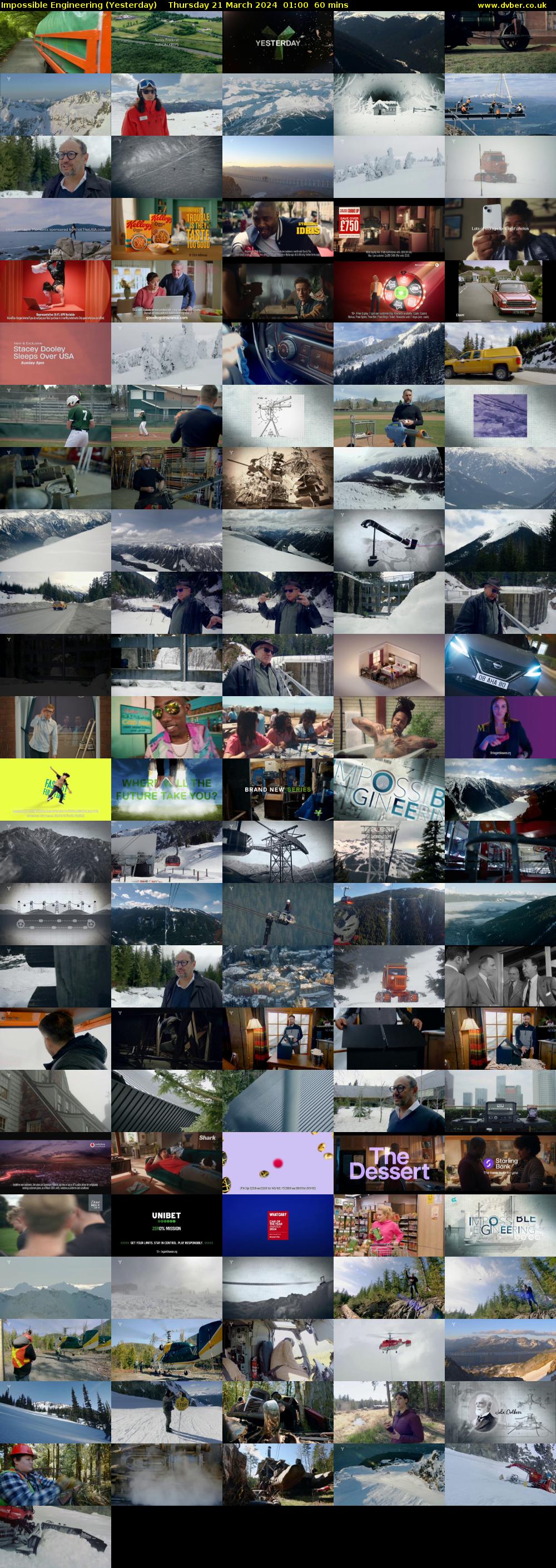 Impossible Engineering (Yesterday) Thursday 21 March 2024 01:00 - 02:00