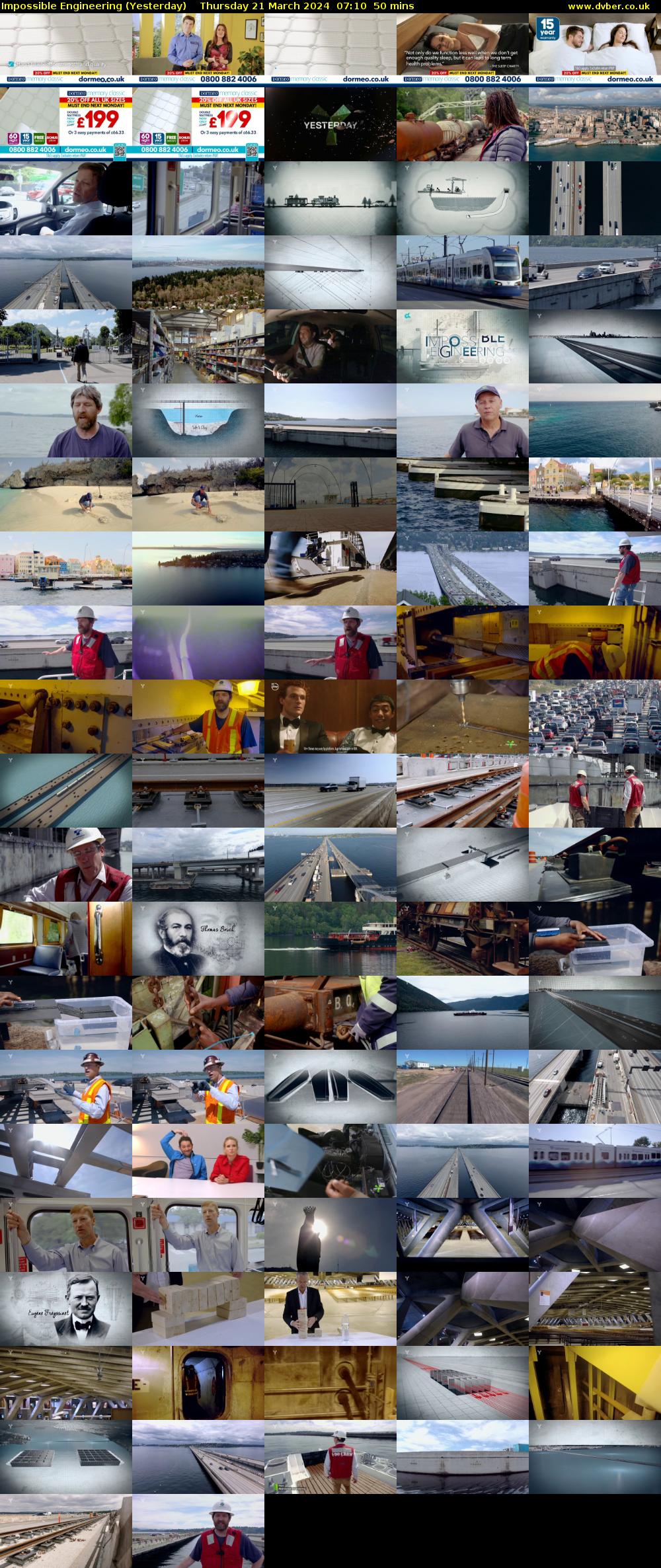 Impossible Engineering (Yesterday) Thursday 21 March 2024 07:10 - 08:00