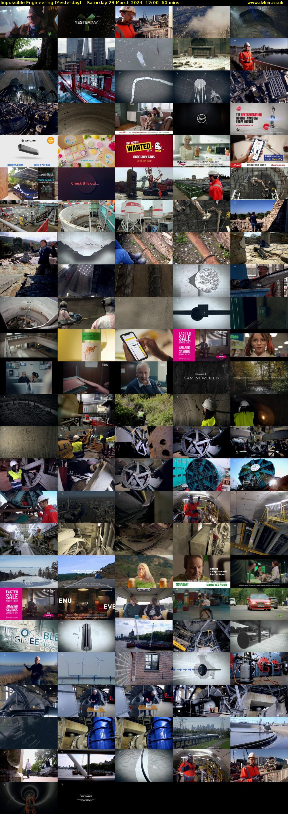 Impossible Engineering (Yesterday) Saturday 23 March 2024 12:00 - 13:00