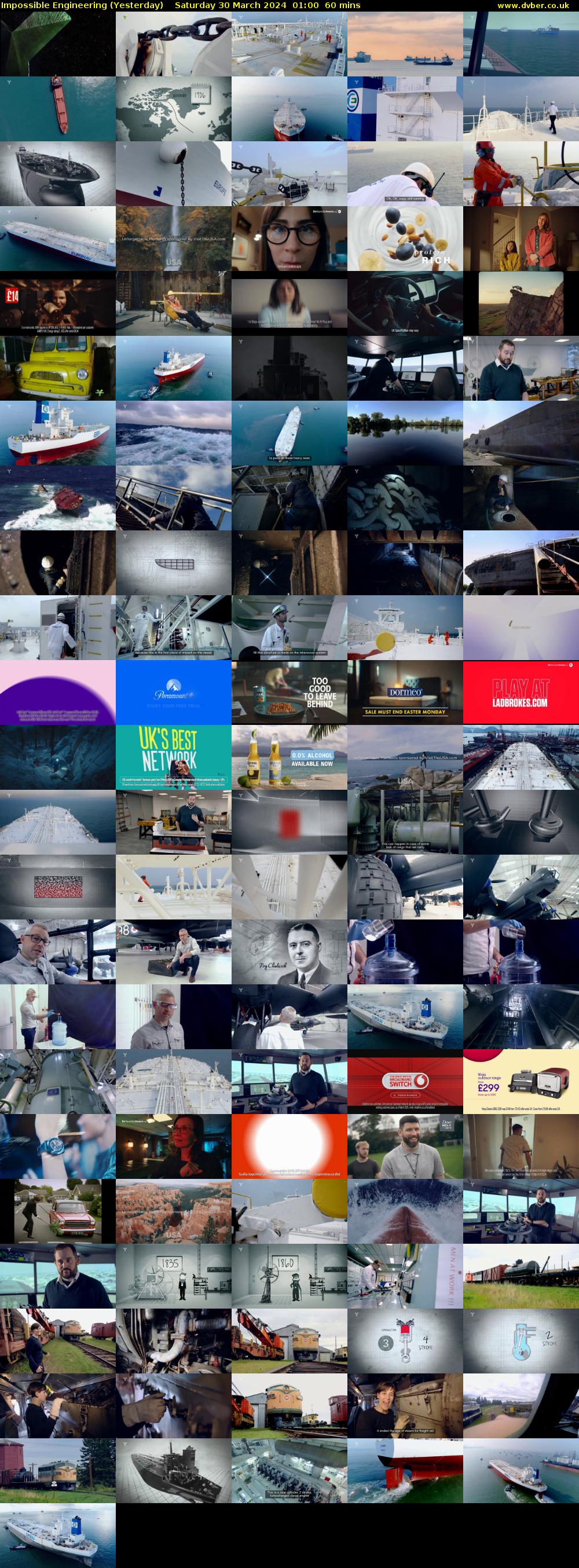 Impossible Engineering (Yesterday) Saturday 30 March 2024 01:00 - 02:00