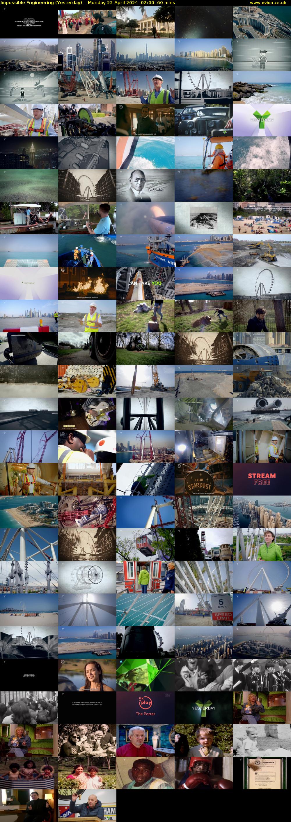 Impossible Engineering (Yesterday) Monday 22 April 2024 02:00 - 03:00