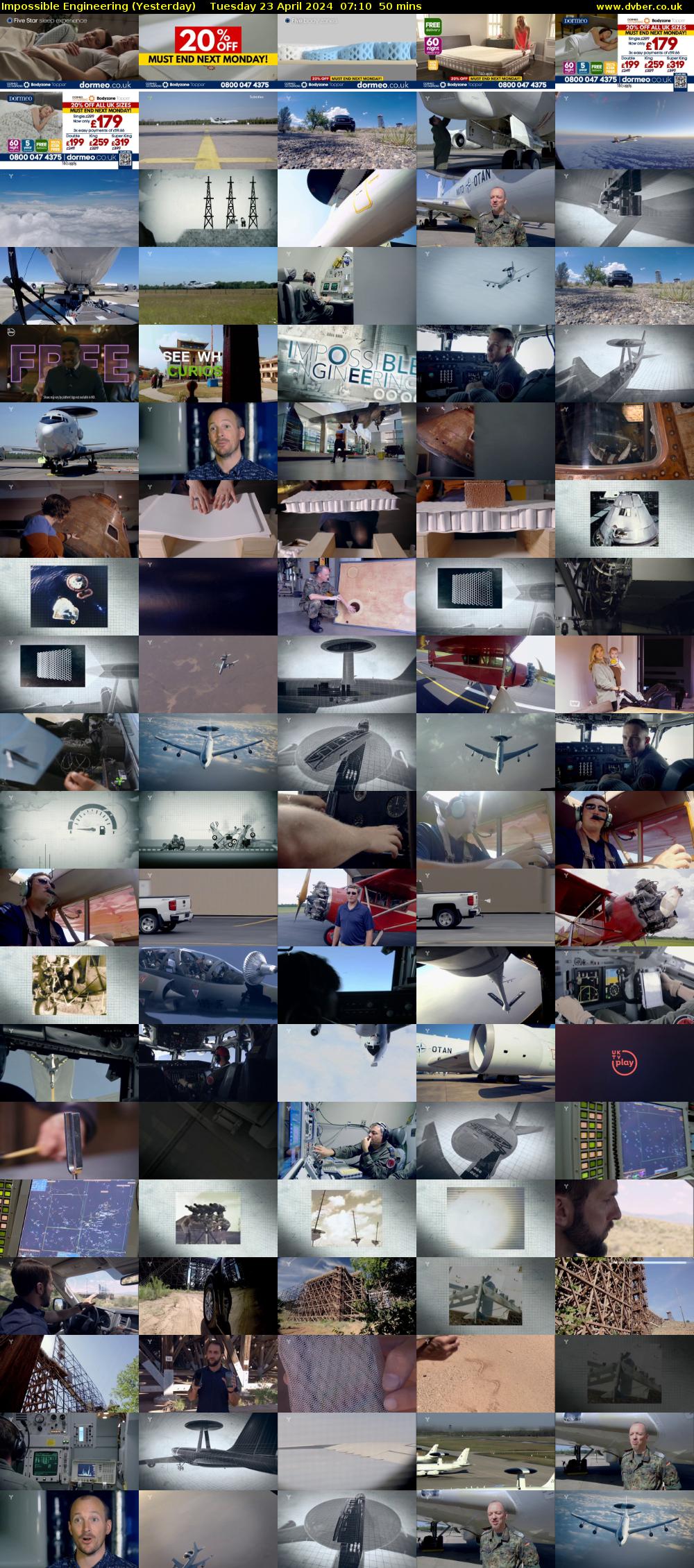 Impossible Engineering (Yesterday) Tuesday 23 April 2024 07:10 - 08:00