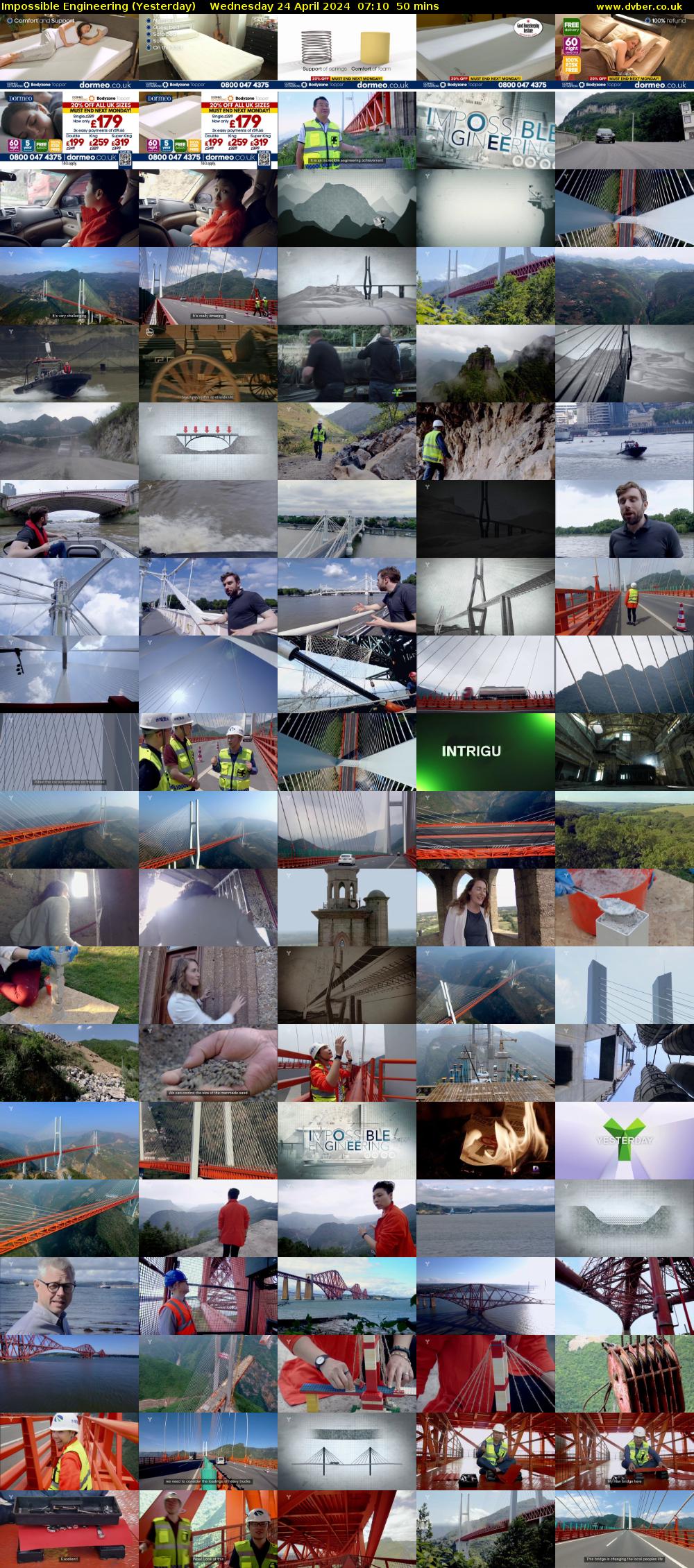 Impossible Engineering (Yesterday) Wednesday 24 April 2024 07:10 - 08:00