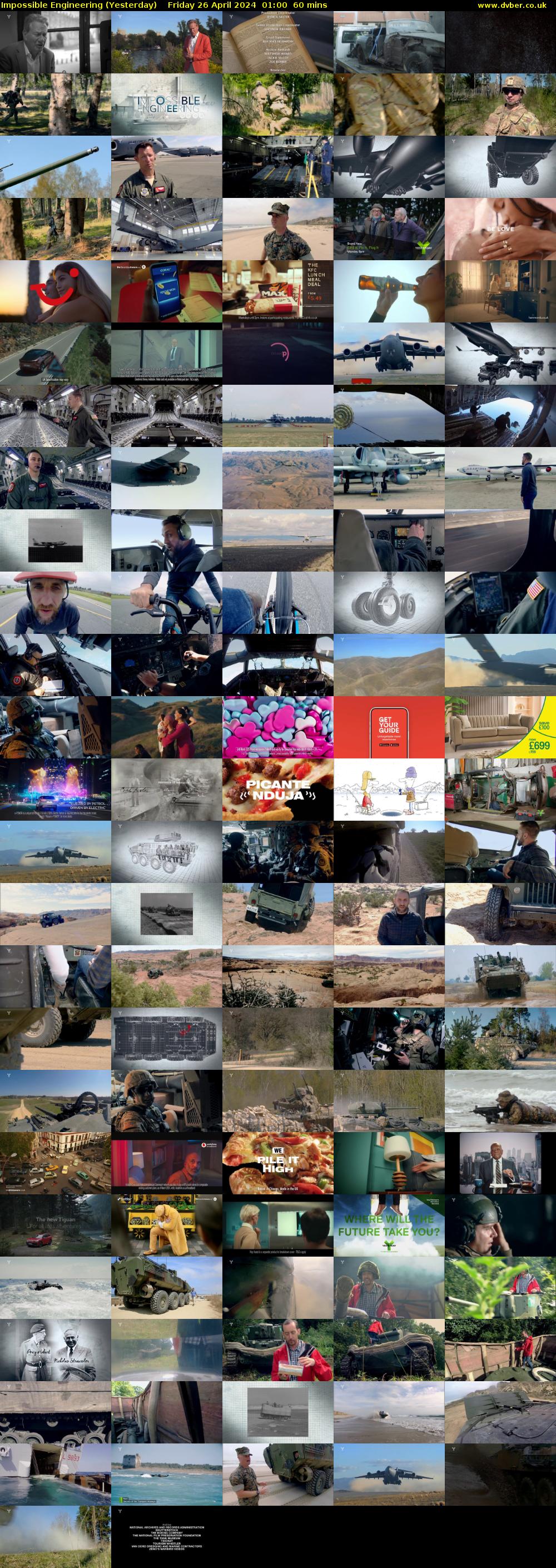 Impossible Engineering (Yesterday) Friday 26 April 2024 01:00 - 02:00