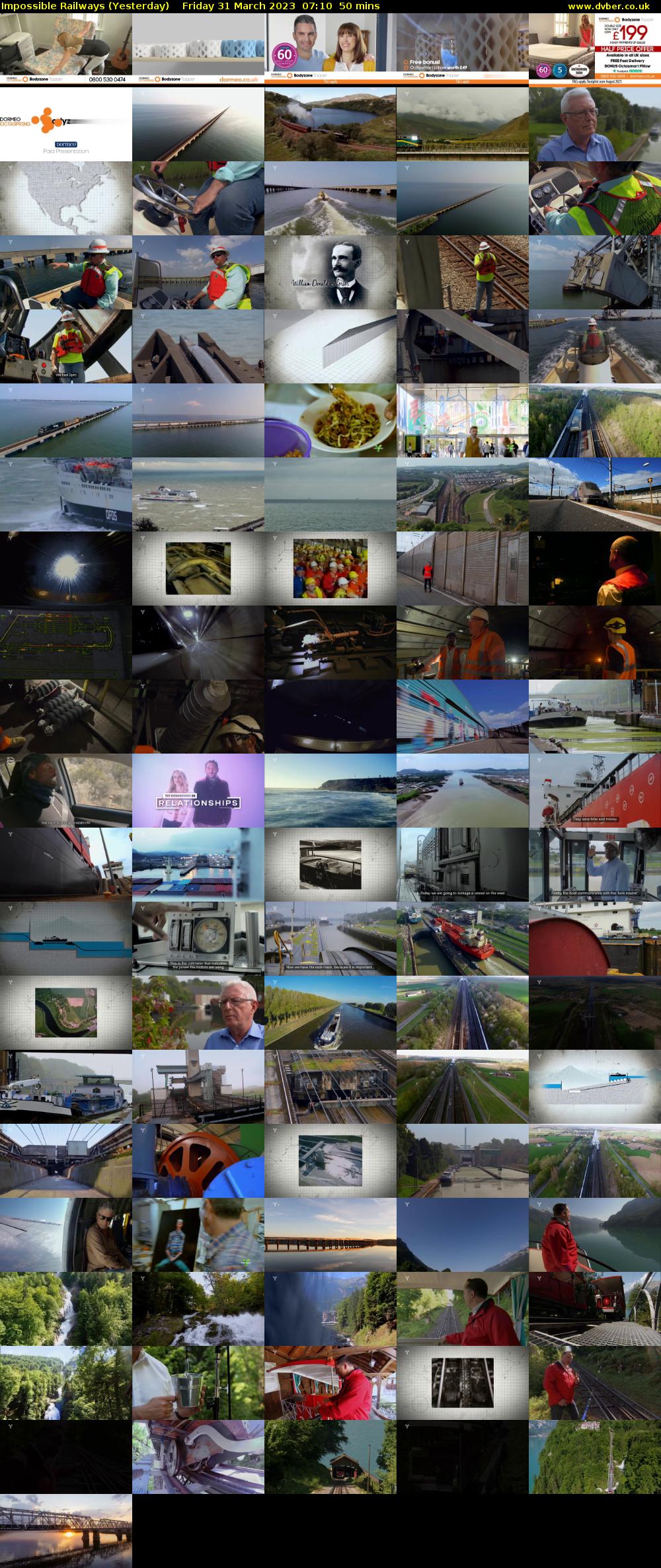 Impossible Railways (Yesterday) Friday 31 March 2023 07:10 - 08:00