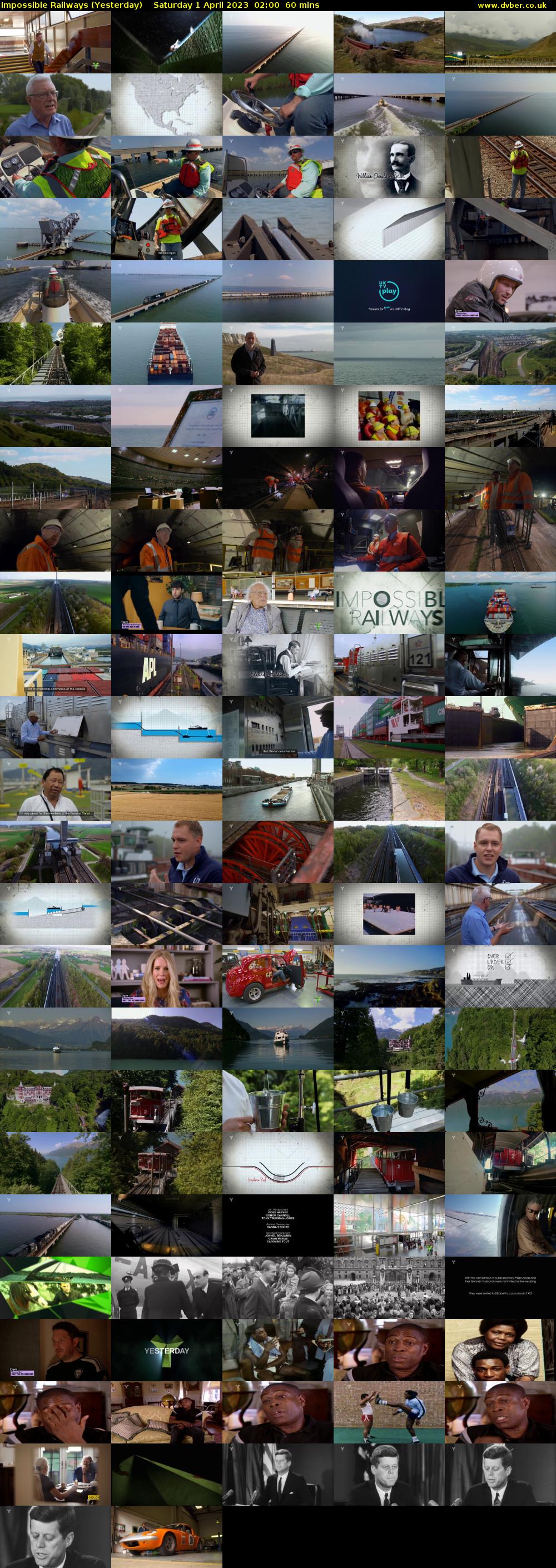Impossible Railways (Yesterday) Saturday 1 April 2023 02:00 - 03:00