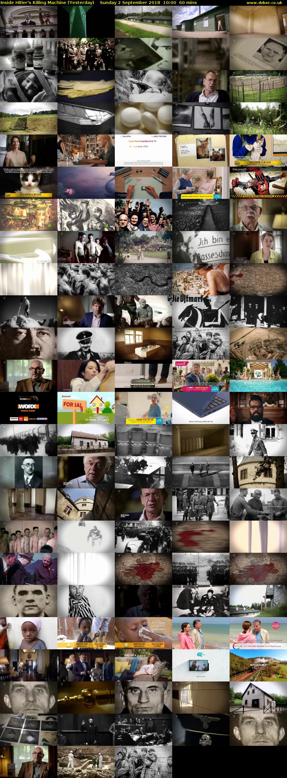 Inside Hitler's Killing Machine (Yesterday) Sunday 2 September 2018 10:00 - 11:00