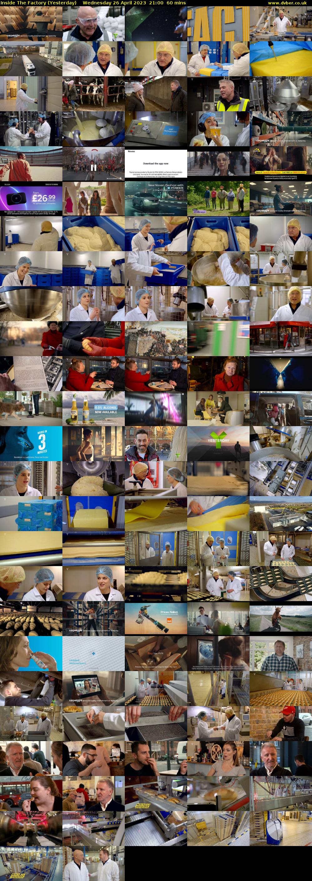 Inside The Factory (Yesterday) Wednesday 26 April 2023 21:00 - 22:00