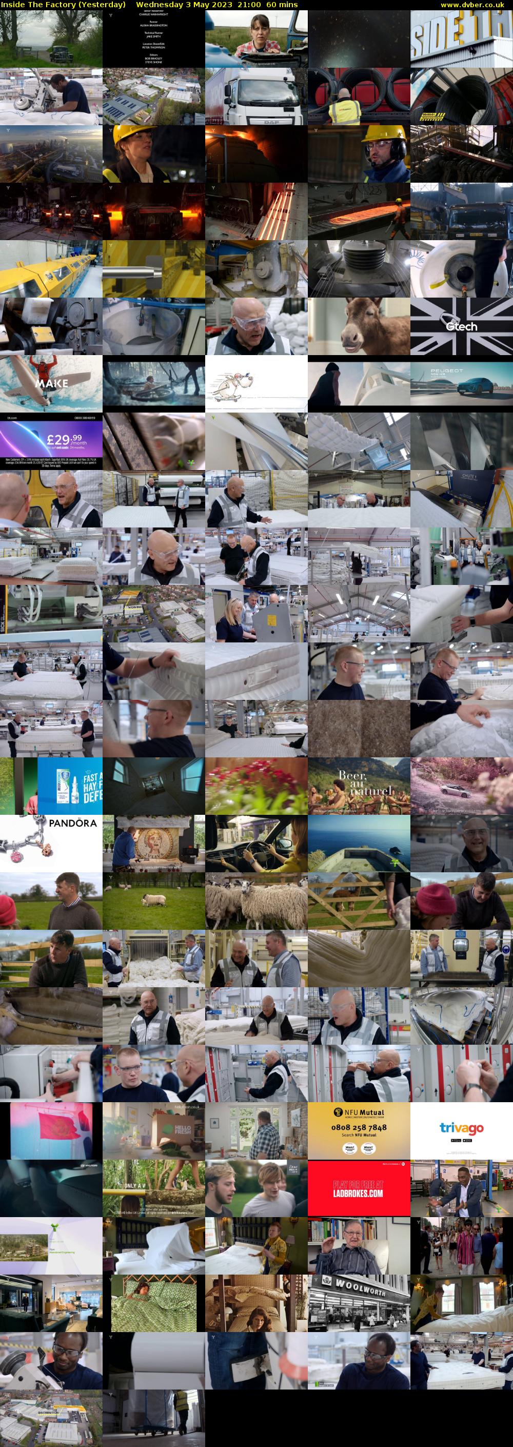 Inside The Factory (Yesterday) Wednesday 3 May 2023 21:00 - 22:00