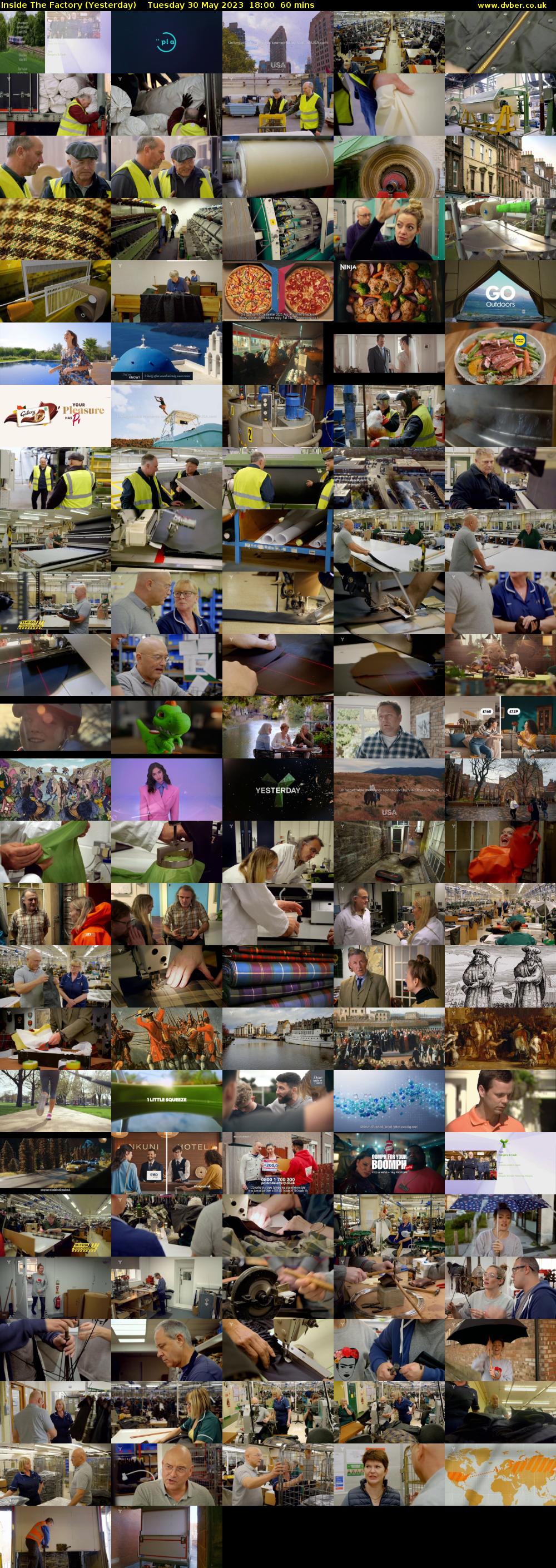 Inside The Factory (Yesterday) Tuesday 30 May 2023 18:00 - 19:00