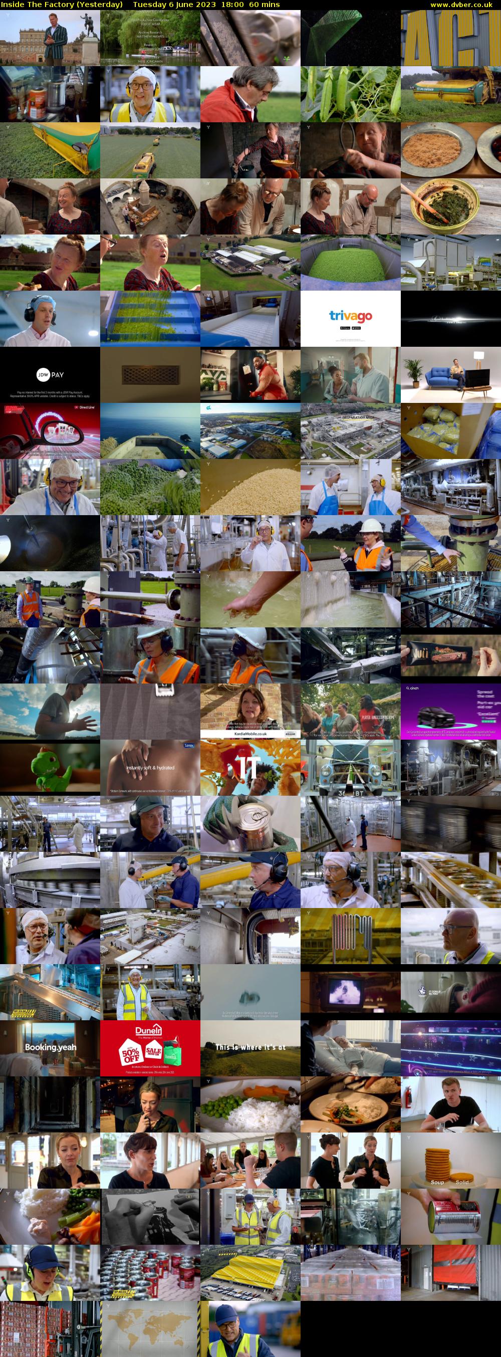 Inside The Factory (Yesterday) Tuesday 6 June 2023 18:00 - 19:00
