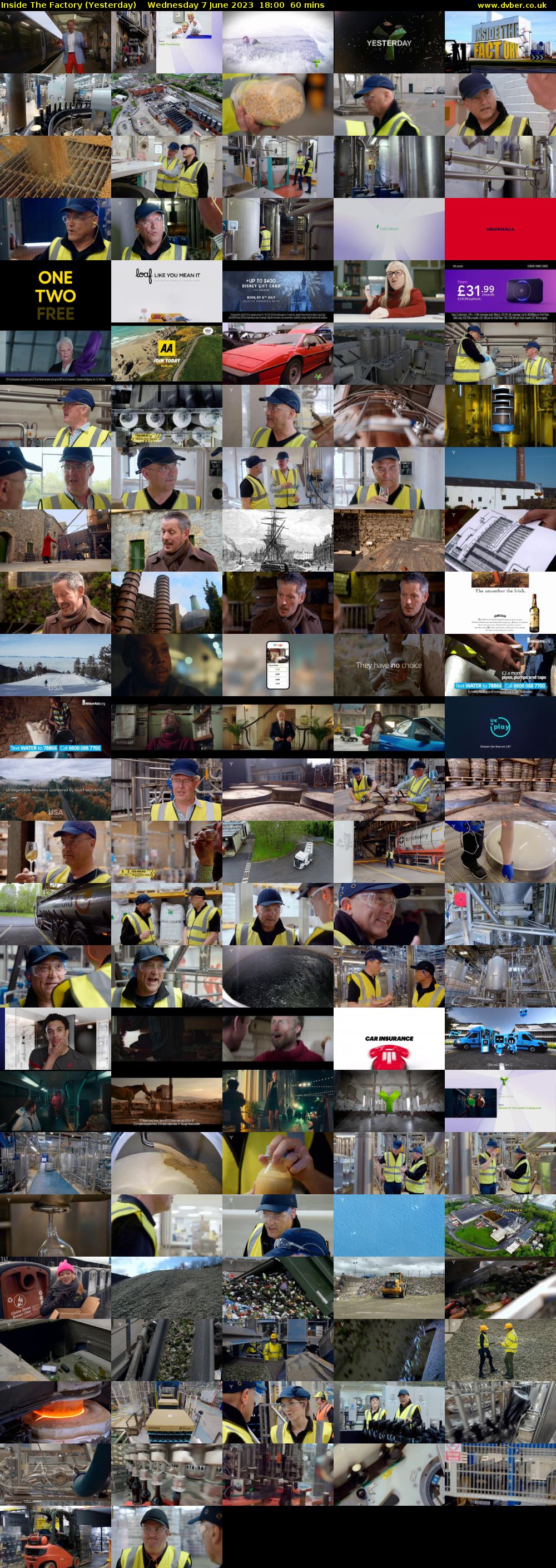 Inside The Factory (Yesterday) Wednesday 7 June 2023 18:00 - 19:00