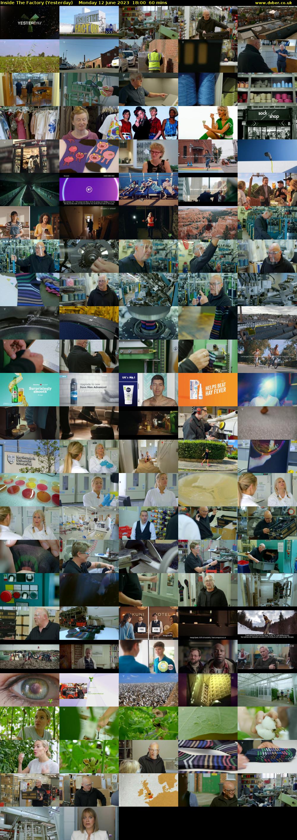 Inside The Factory (Yesterday) Monday 12 June 2023 18:00 - 19:00