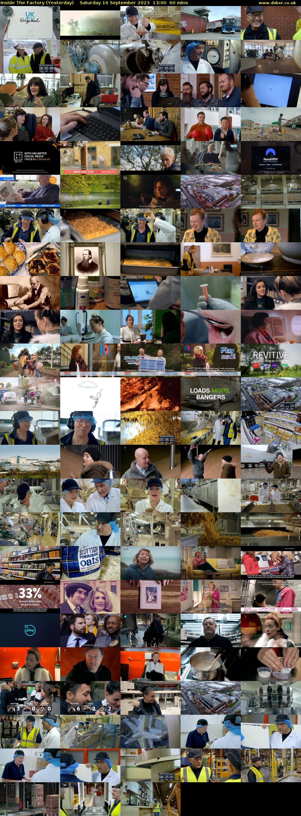 Inside The Factory (Yesterday) Saturday 16 September 2023 13:00 - 14:00