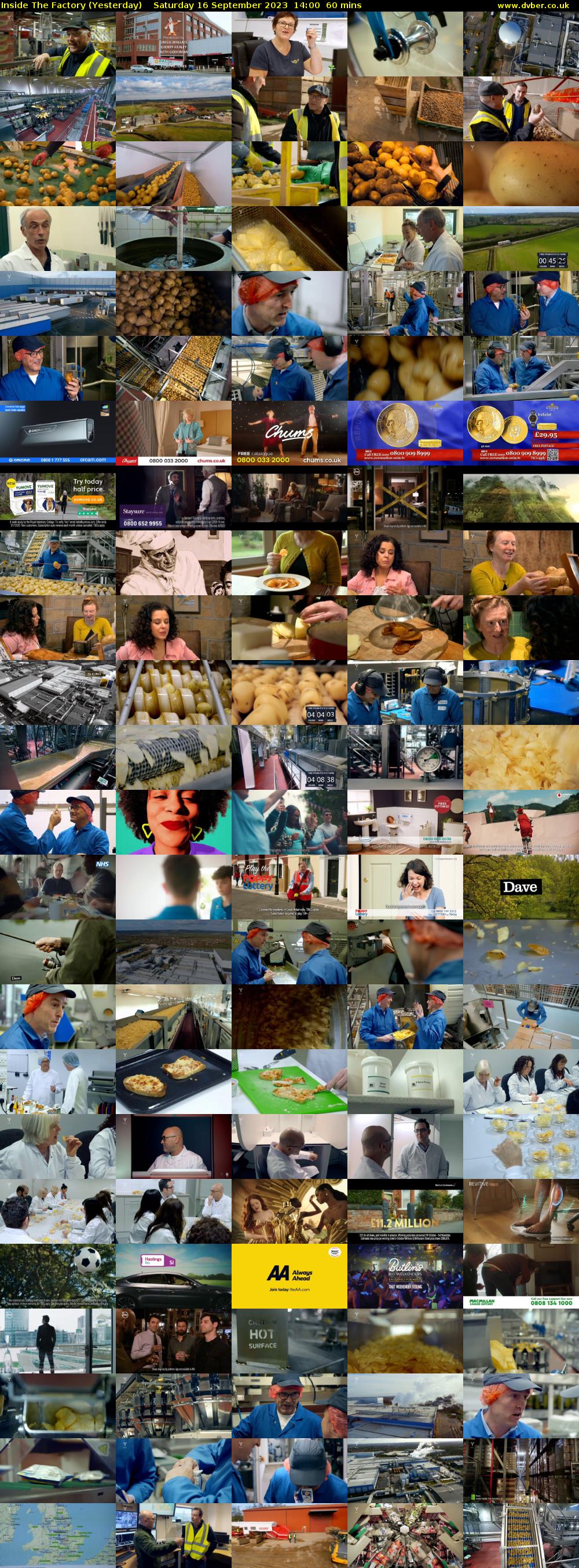 Inside The Factory (Yesterday) Saturday 16 September 2023 14:00 - 15:00